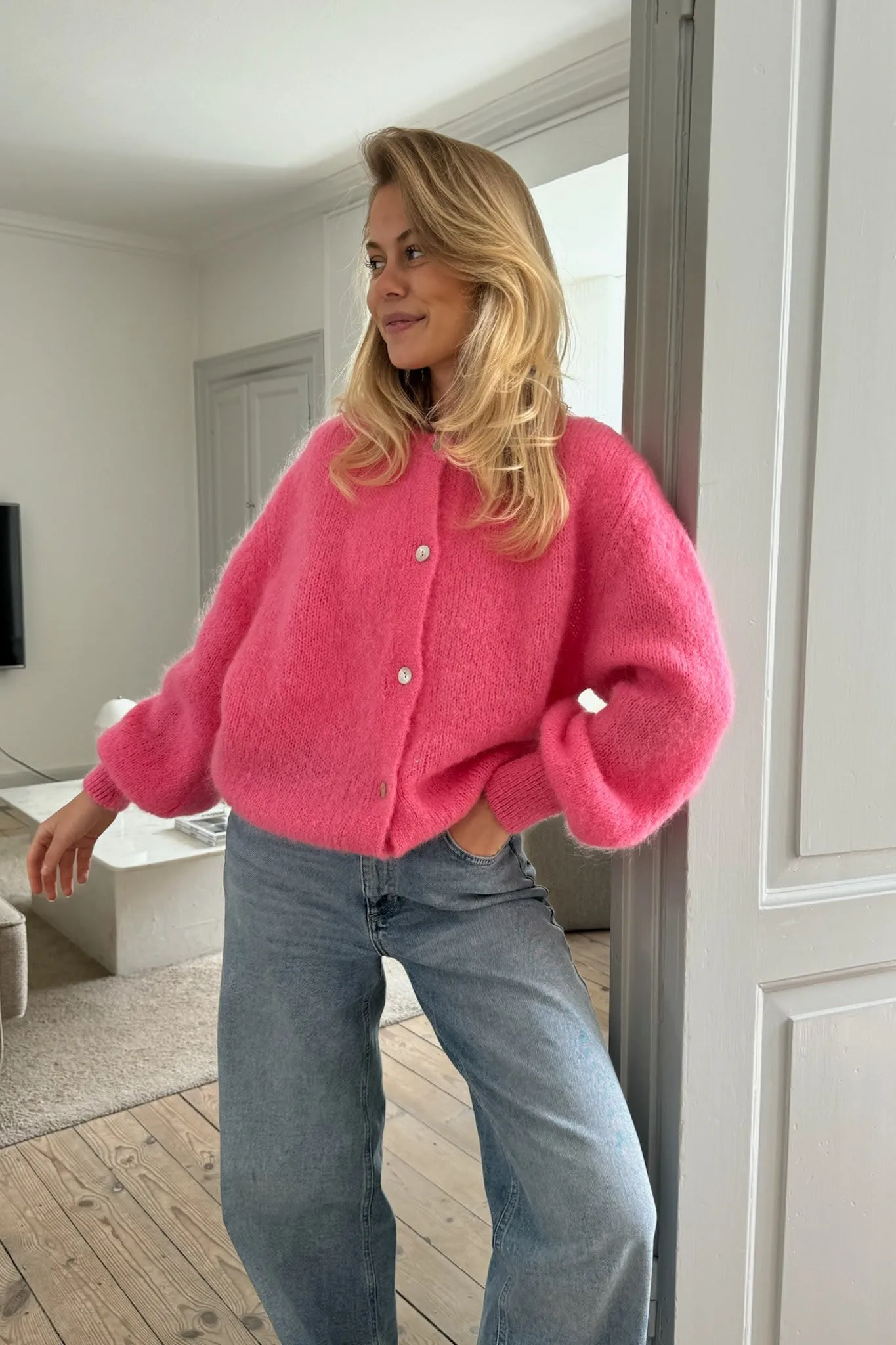 IdaIC Cardigan (Forudbestilling lev. uge 10) - Pink
