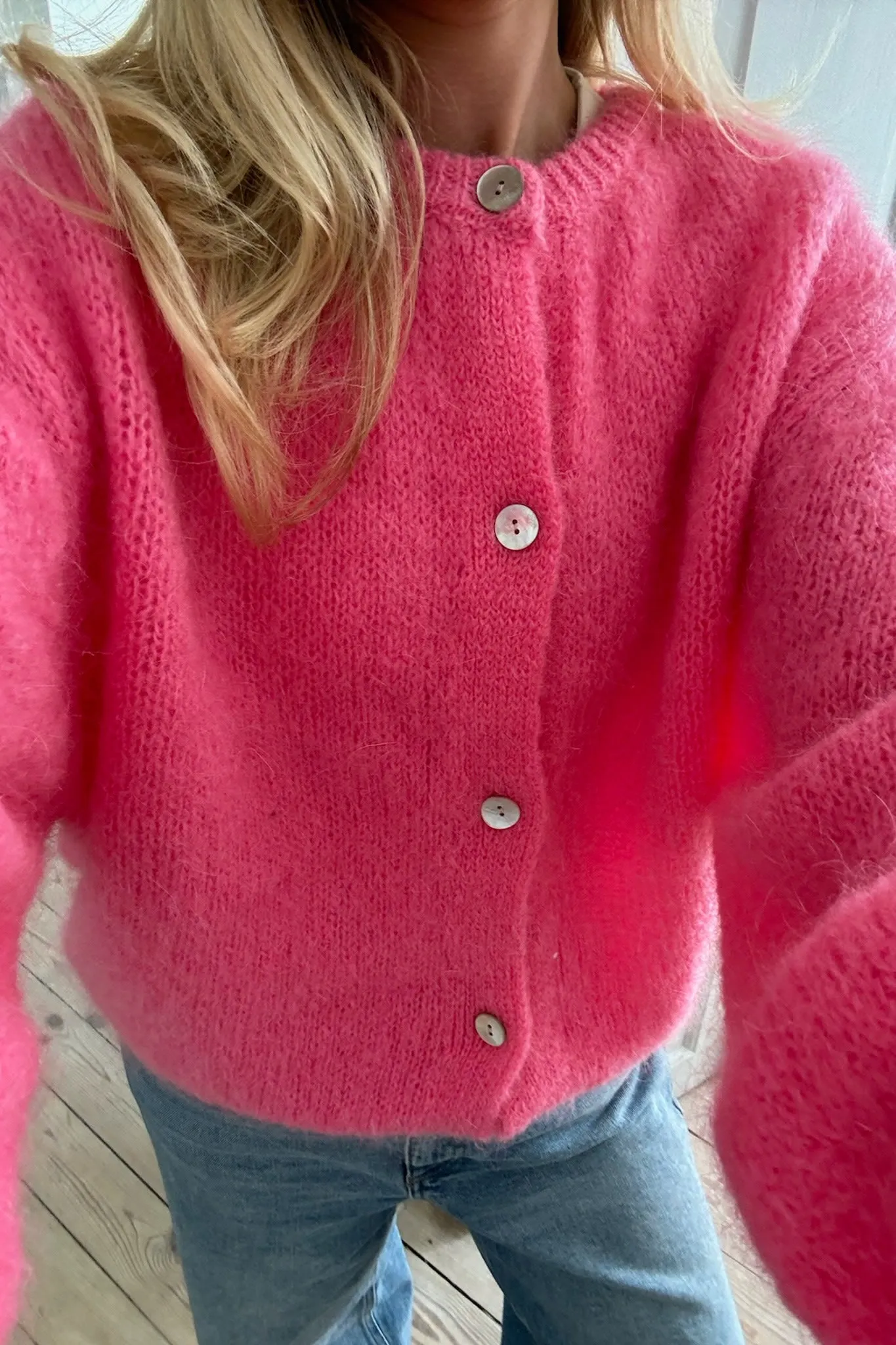 IdaIC Cardigan (Forudbestilling lev. uge 10) - Pink