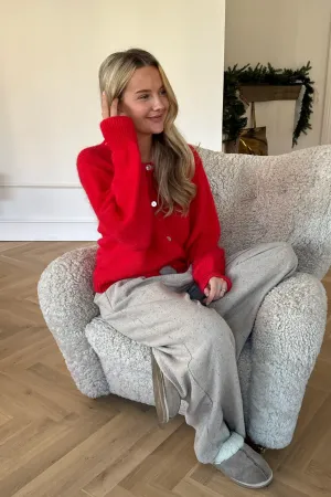 IdaIC Cardigan (Forudbestilling lev. uge 10) - Rød