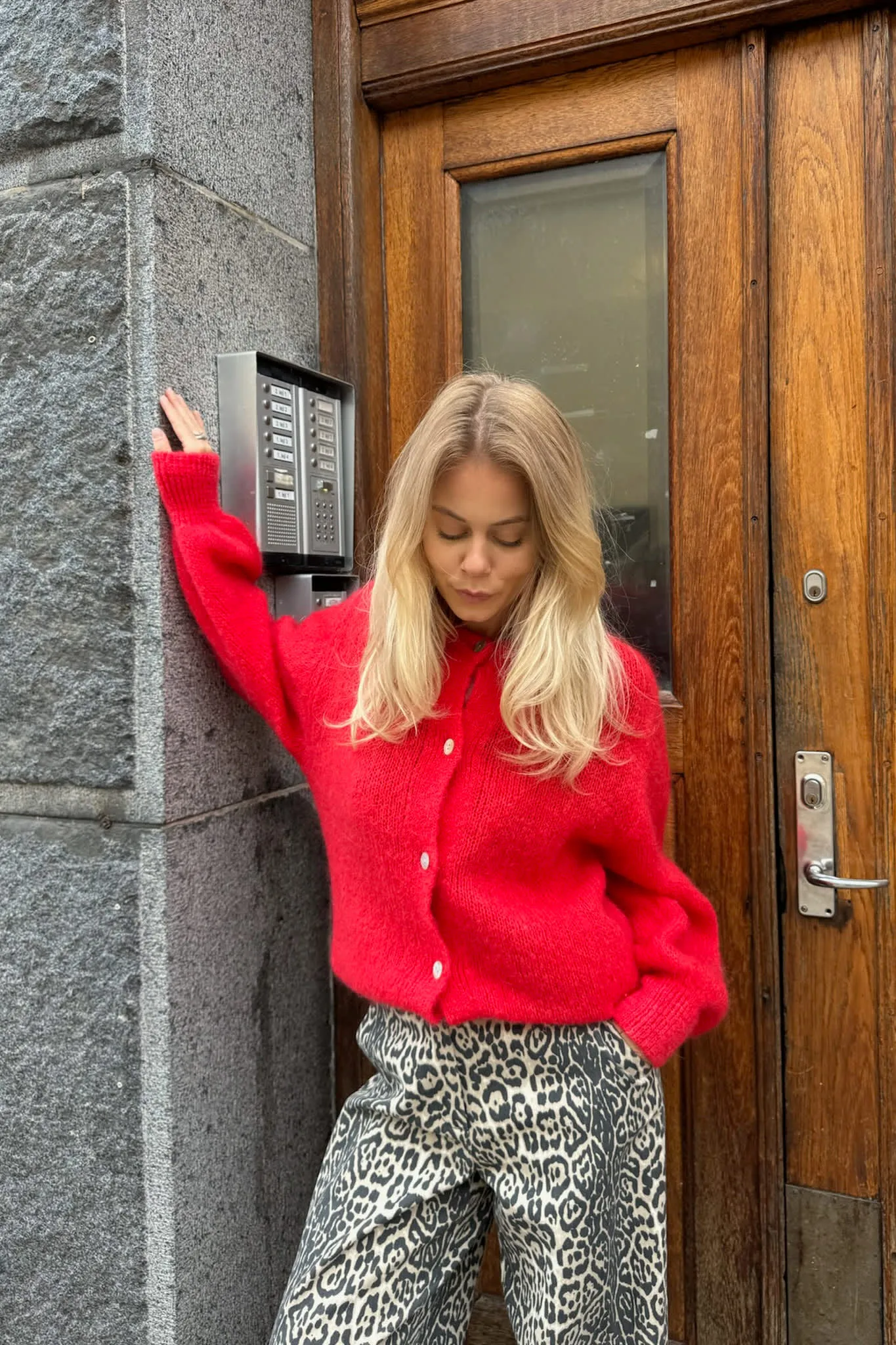 IdaIC Cardigan (Forudbestilling lev. uge 10) - Rød