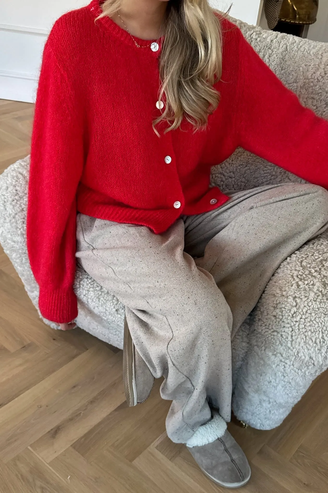 IdaIC Cardigan (Forudbestilling lev. uge 10) - Rød