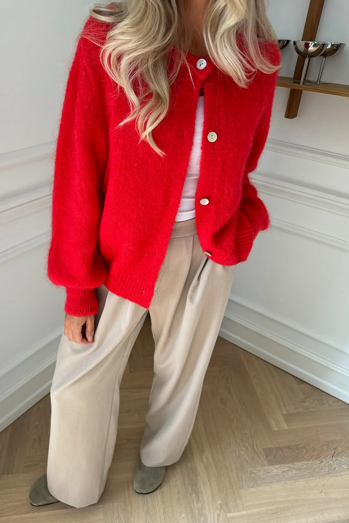 IdaIC Cardigan (Forudbestilling lev. uge 10) - Rød