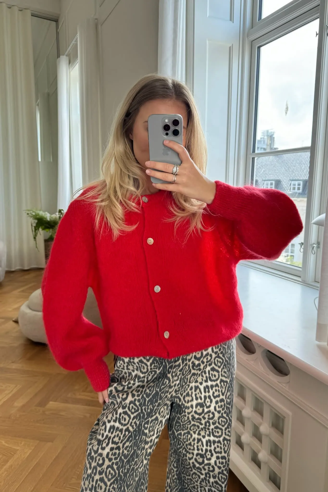 IdaIC Cardigan (Forudbestilling lev. uge 10) - Rød