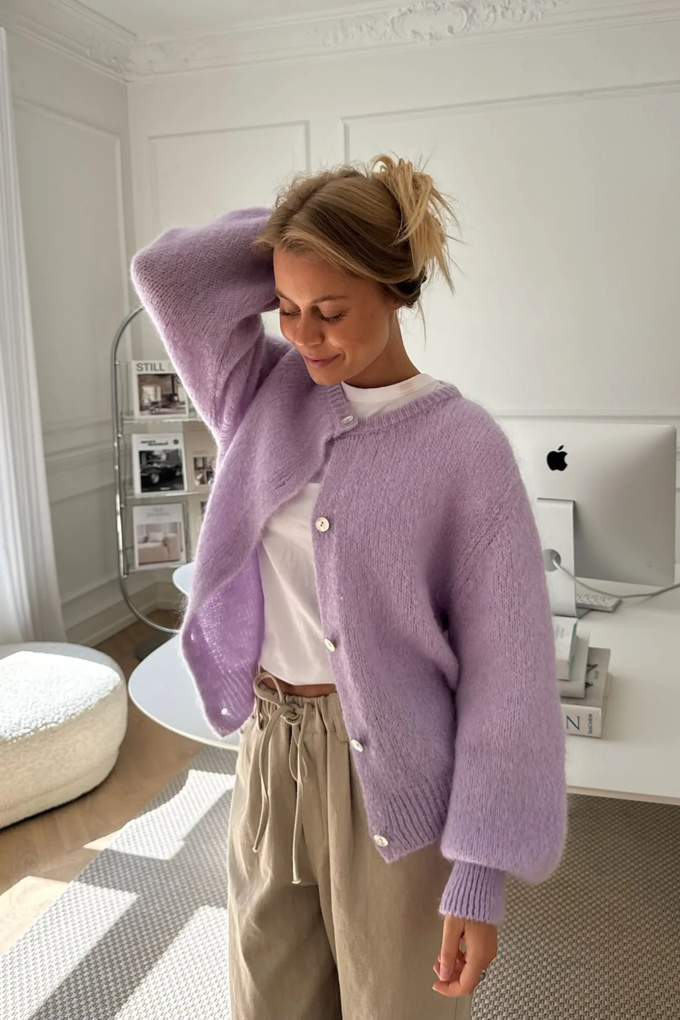 IdaIC Cardigan - Lilla
