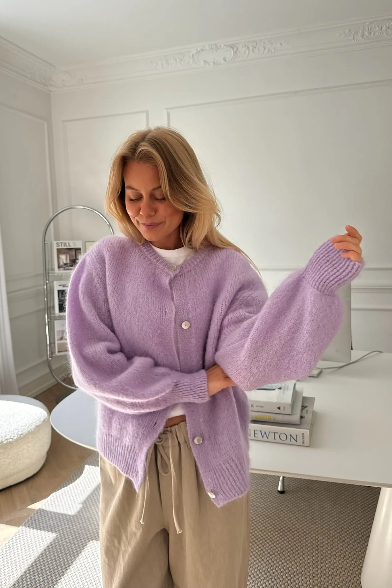 IdaIC Cardigan - Lilla