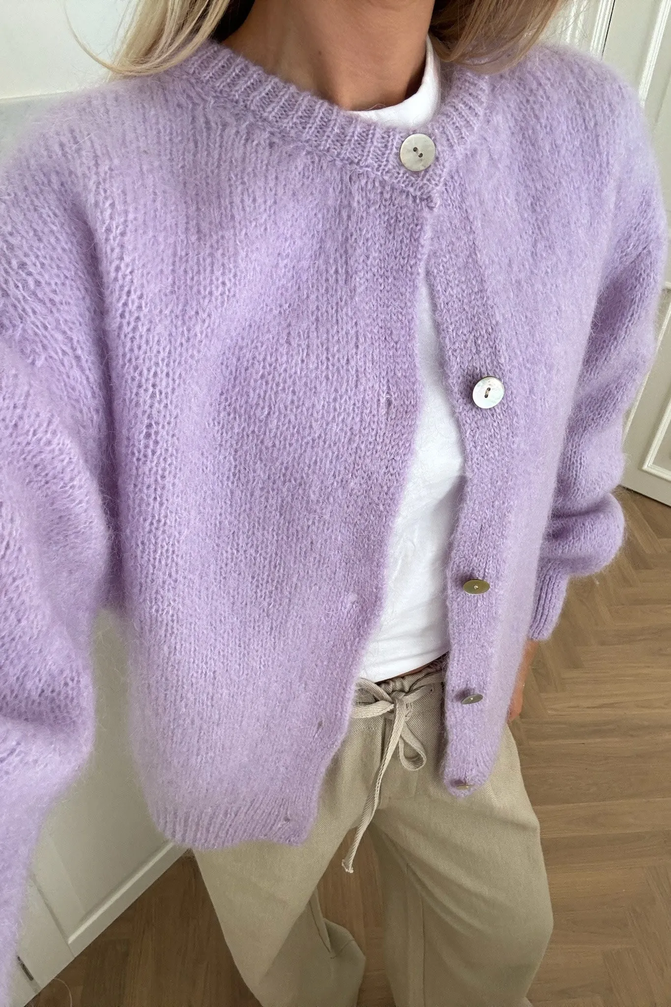 IdaIC Cardigan - Lilla