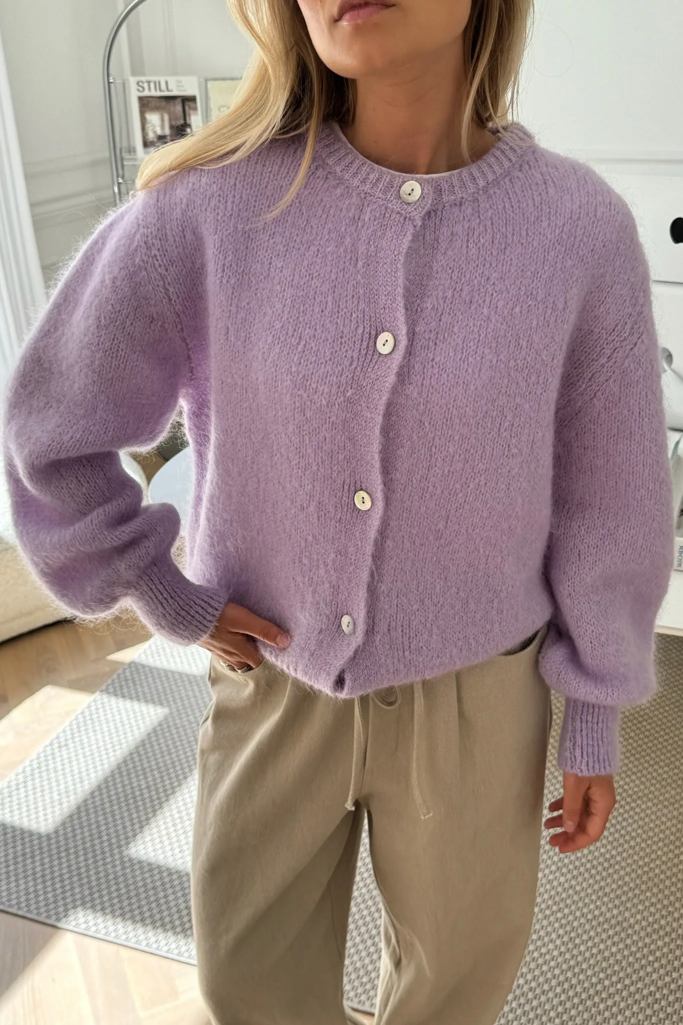 IdaIC Cardigan - Lilla