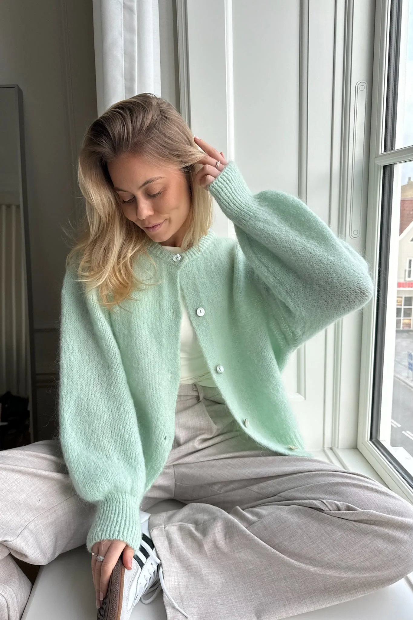 IdaIC Cardigan - Mint