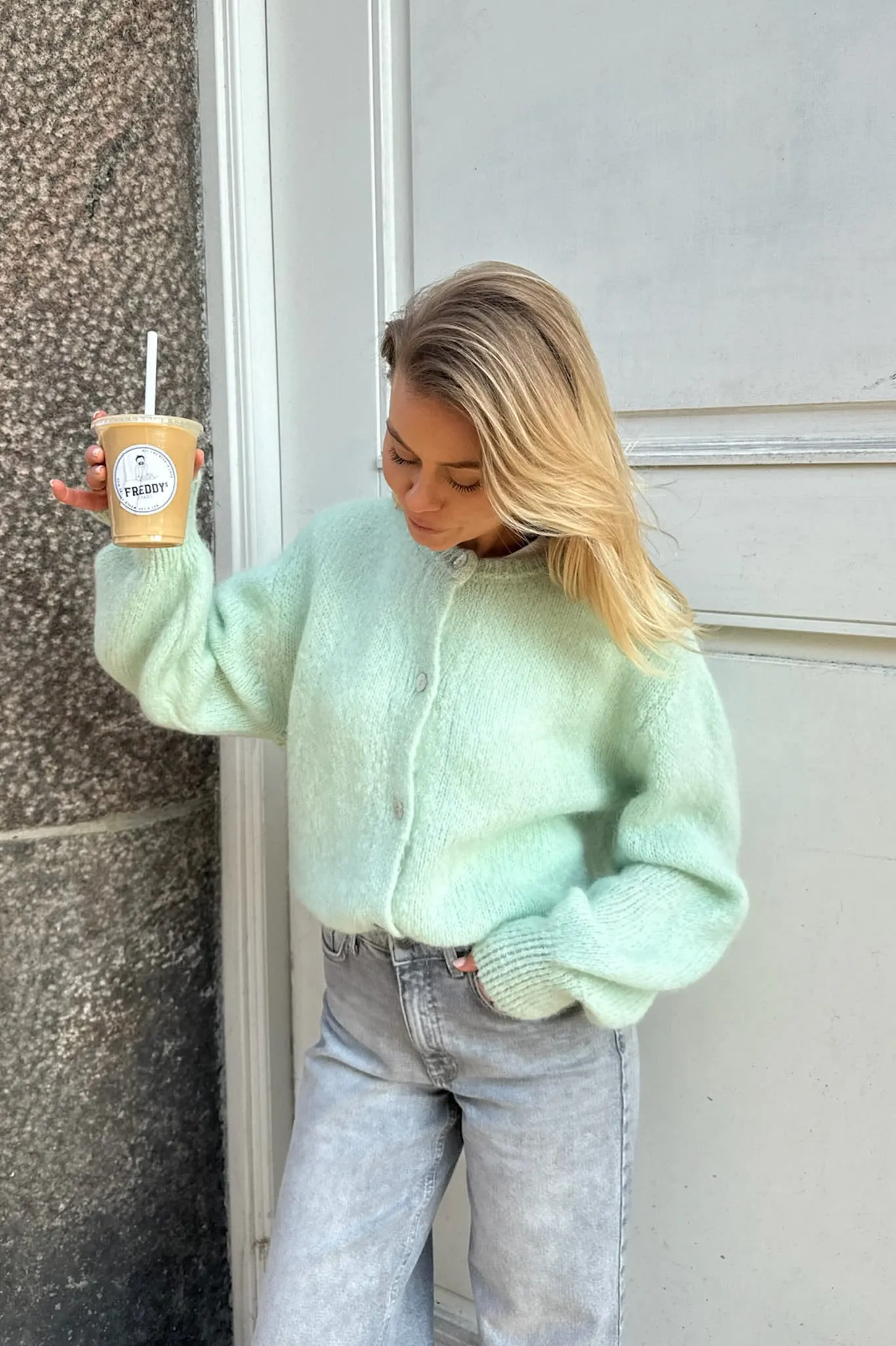 IdaIC Cardigan - Mint