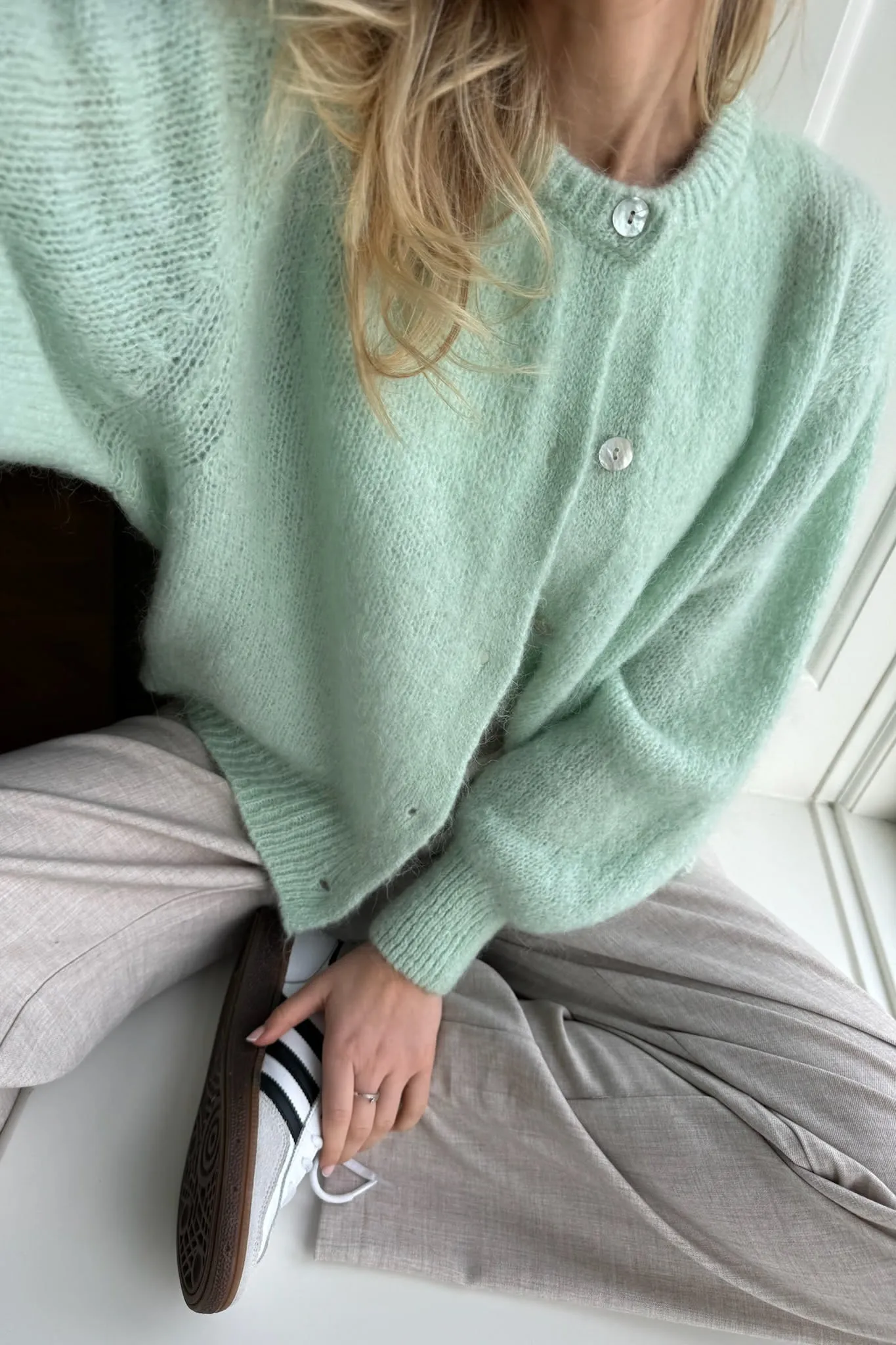 IdaIC Cardigan - Mint