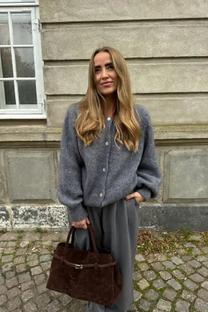 IdaIC Cardigan - Mørkegrå