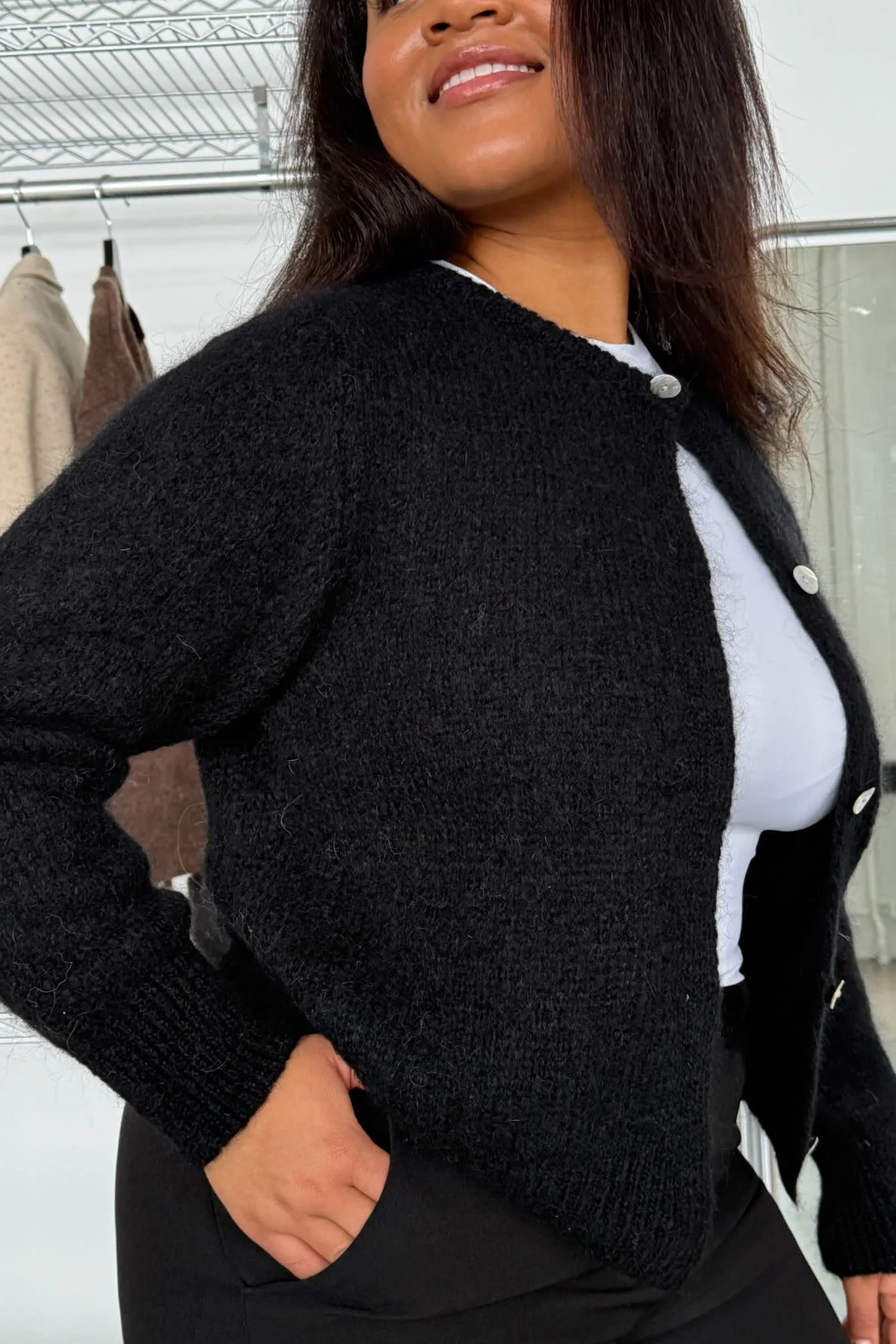 IdaIC Cardigan - Sort