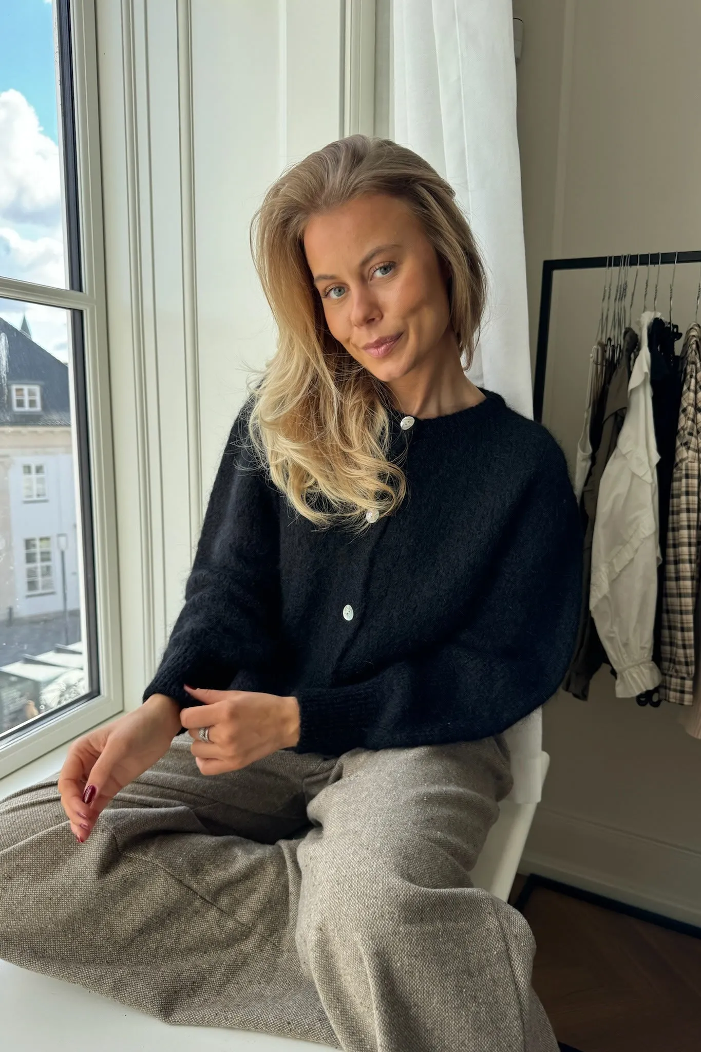 IdaIC Cardigan - Sort