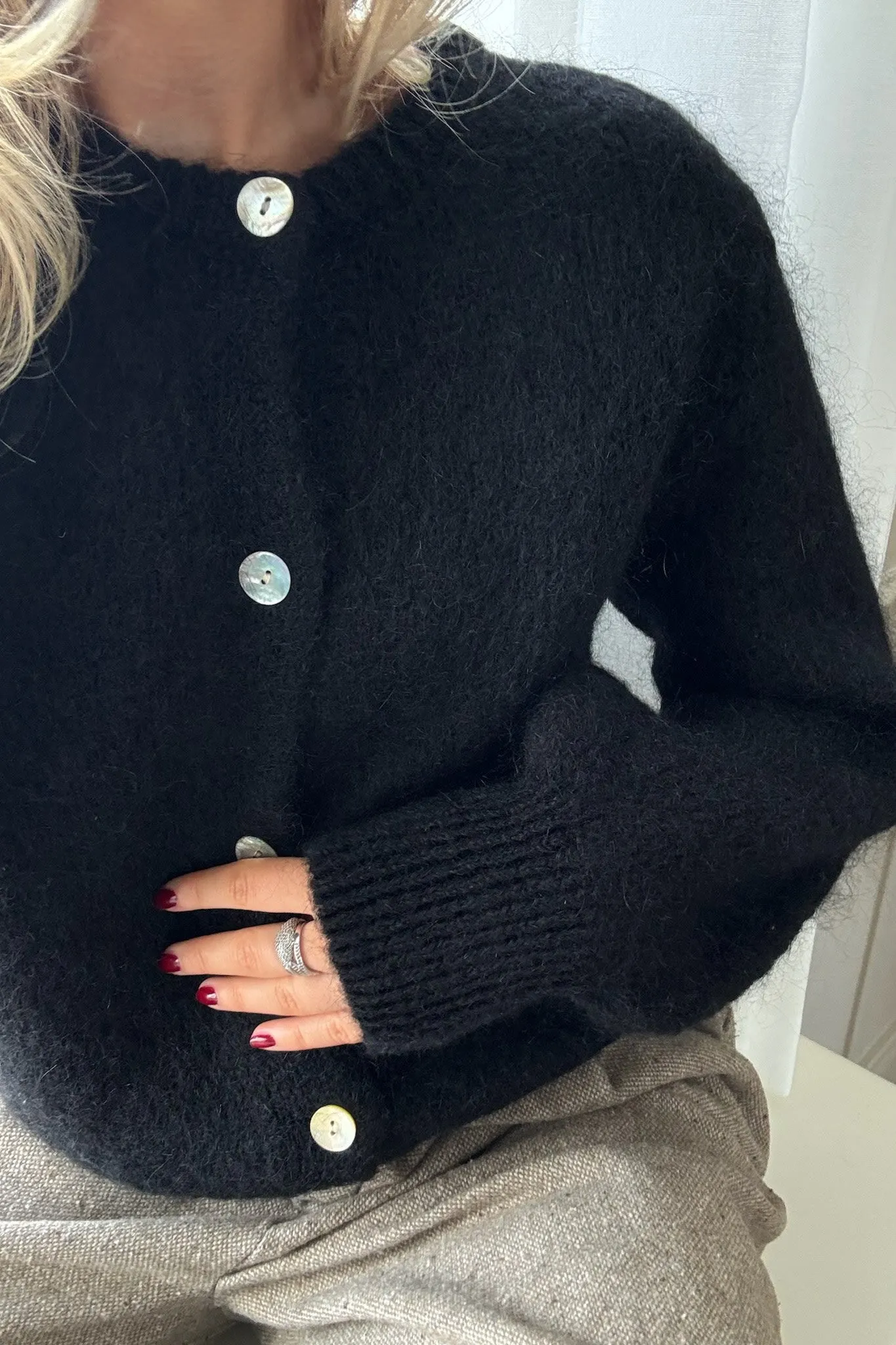 IdaIC Cardigan - Sort