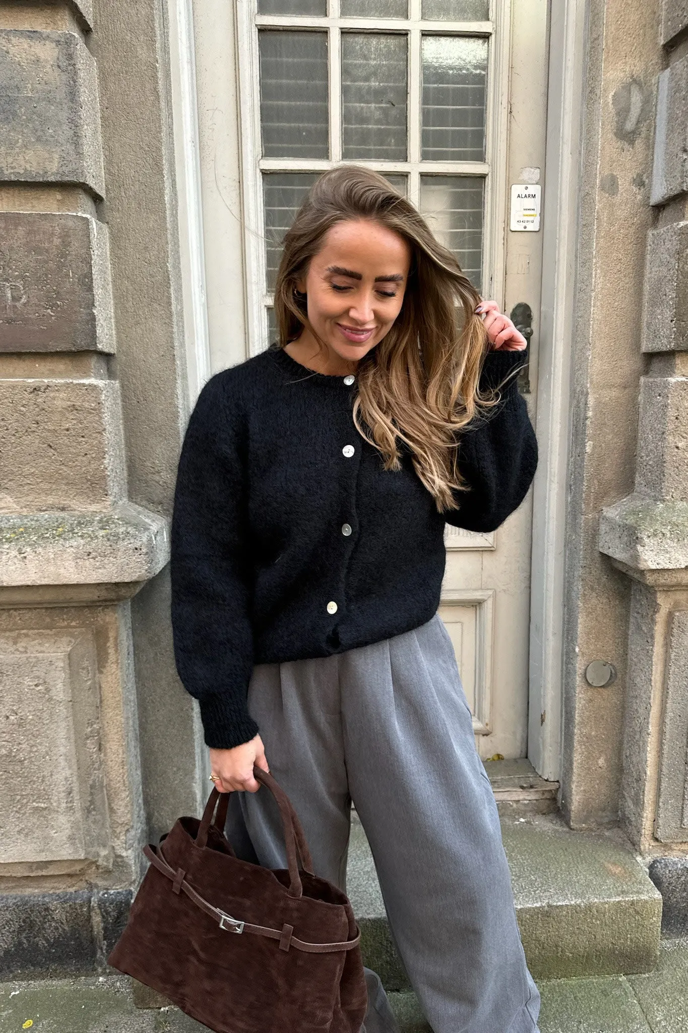 IdaIC Cardigan - Sort