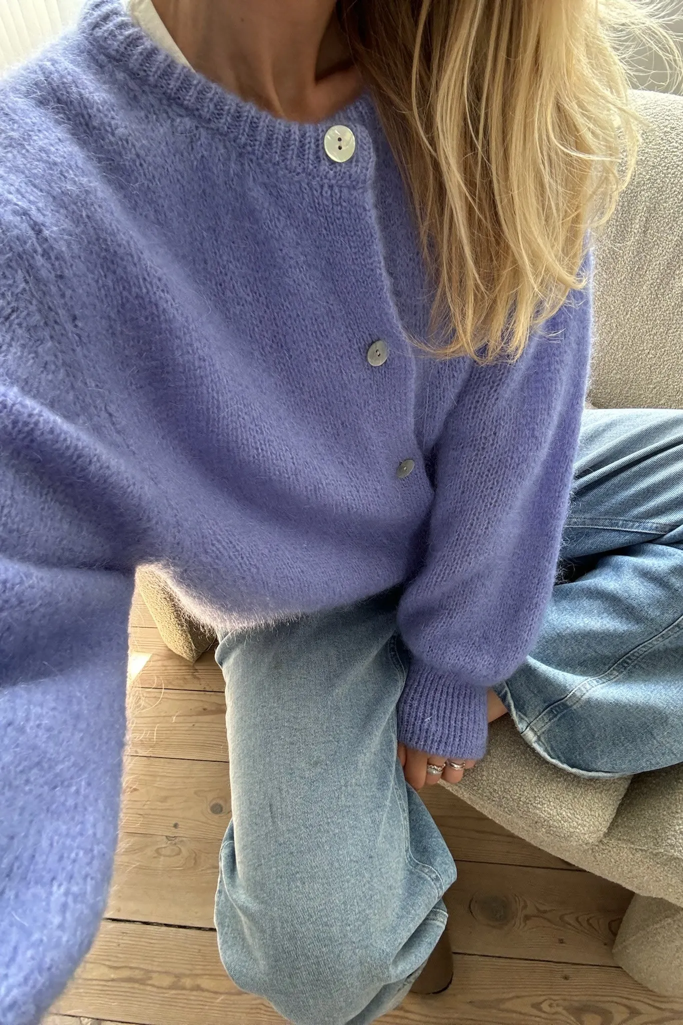 IdaIC Cardigan - Violet