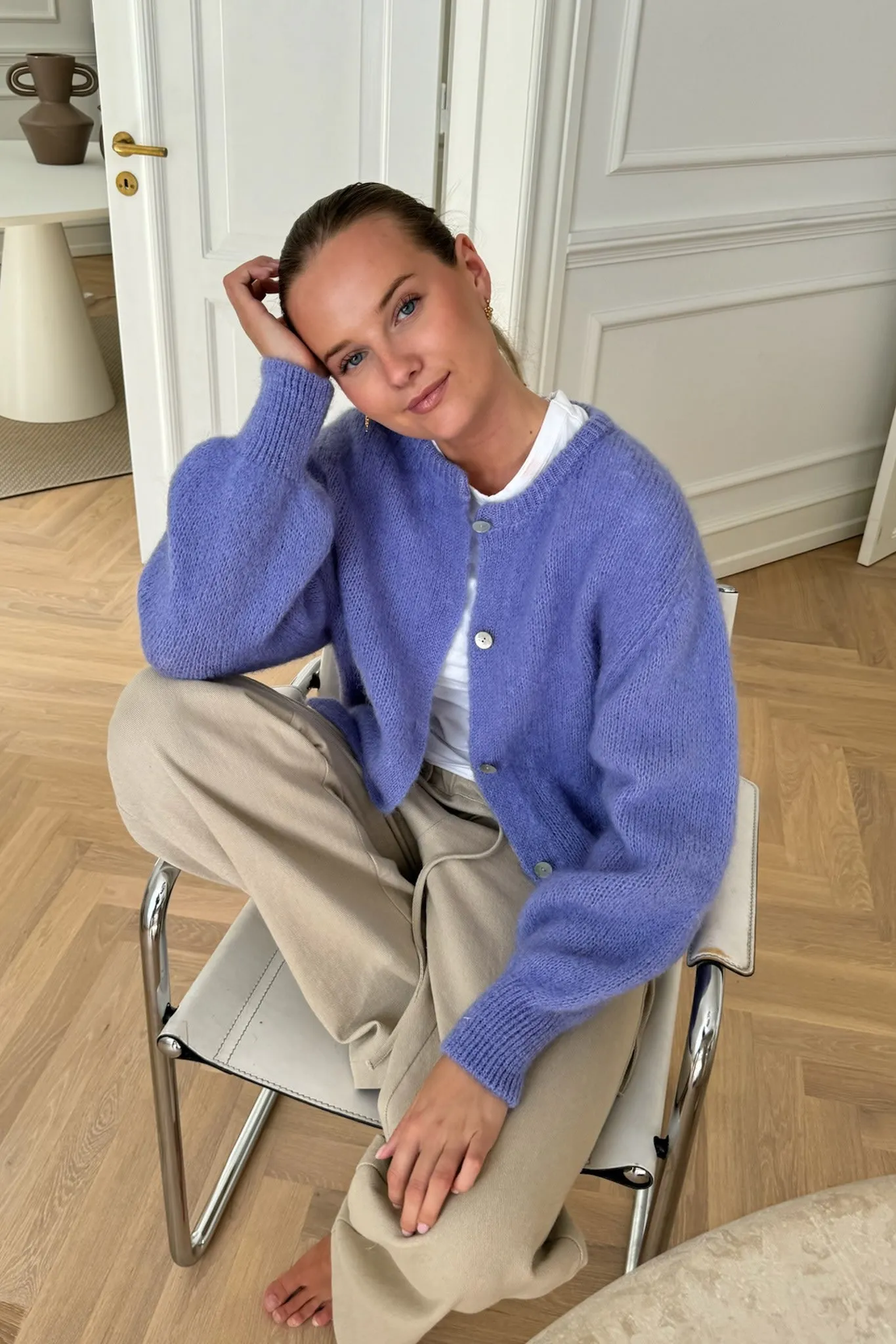 IdaIC Cardigan - Violet