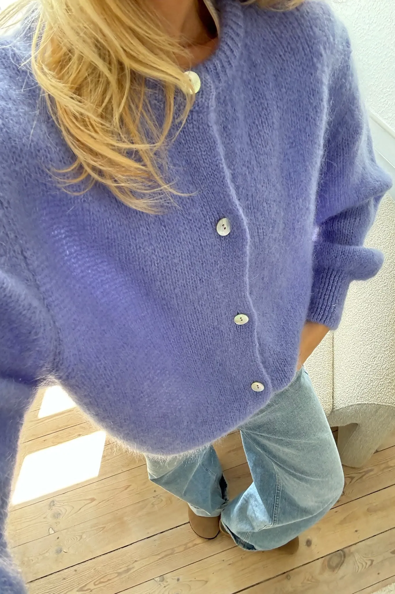 IdaIC Cardigan - Violet