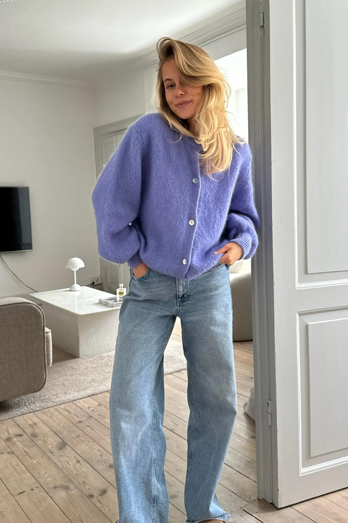 IdaIC Cardigan - Violet