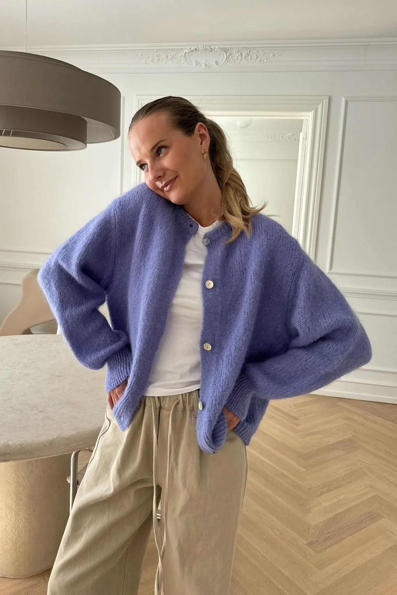 IdaIC Cardigan - Violet