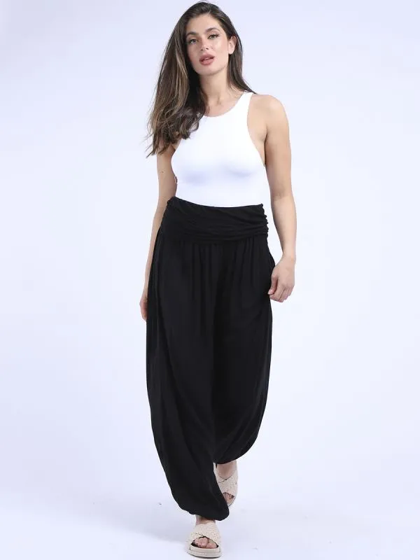 Italian Harem Pants Plain - Multiple Colours