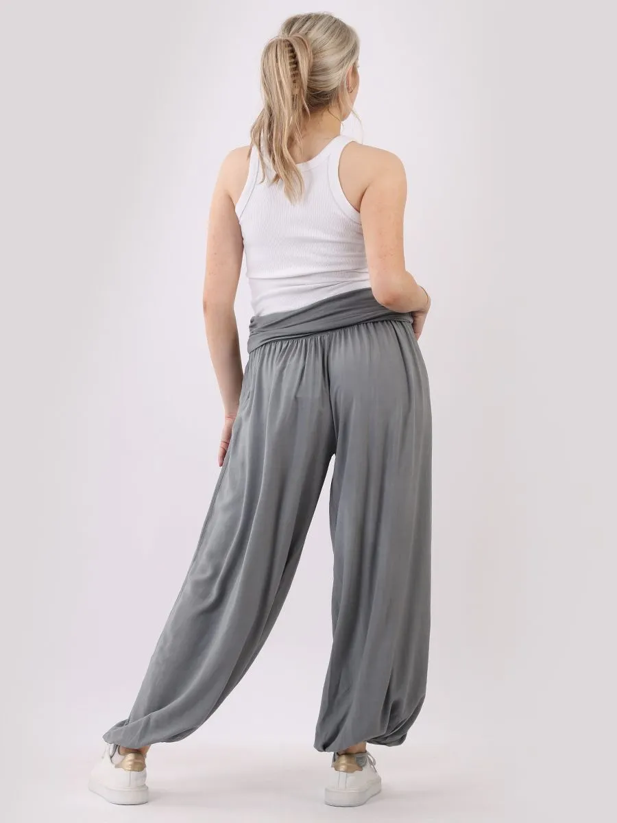 Italian Harem Pants Plain - Multiple Colours