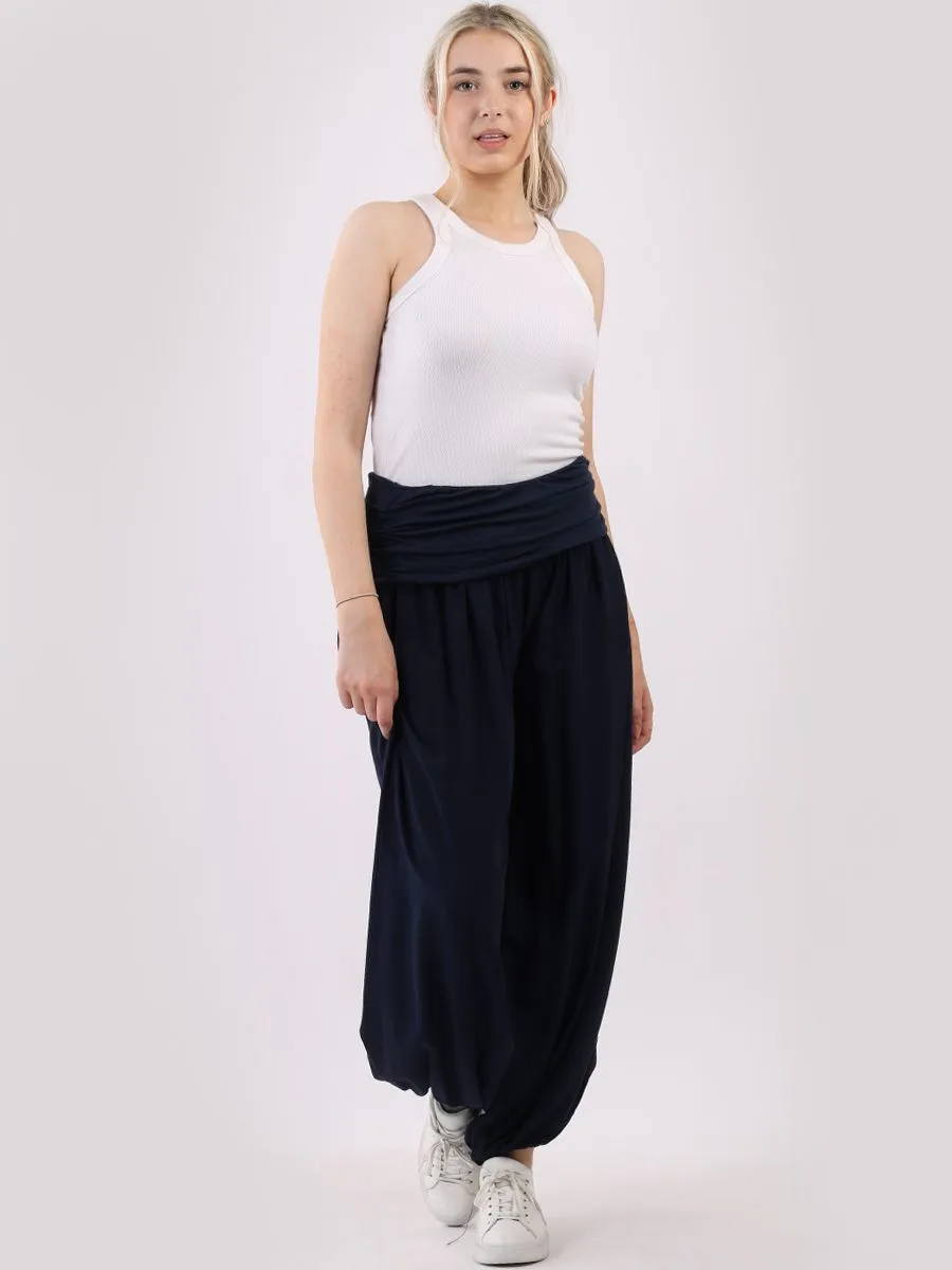 Italian Harem Pants Plain - Multiple Colours