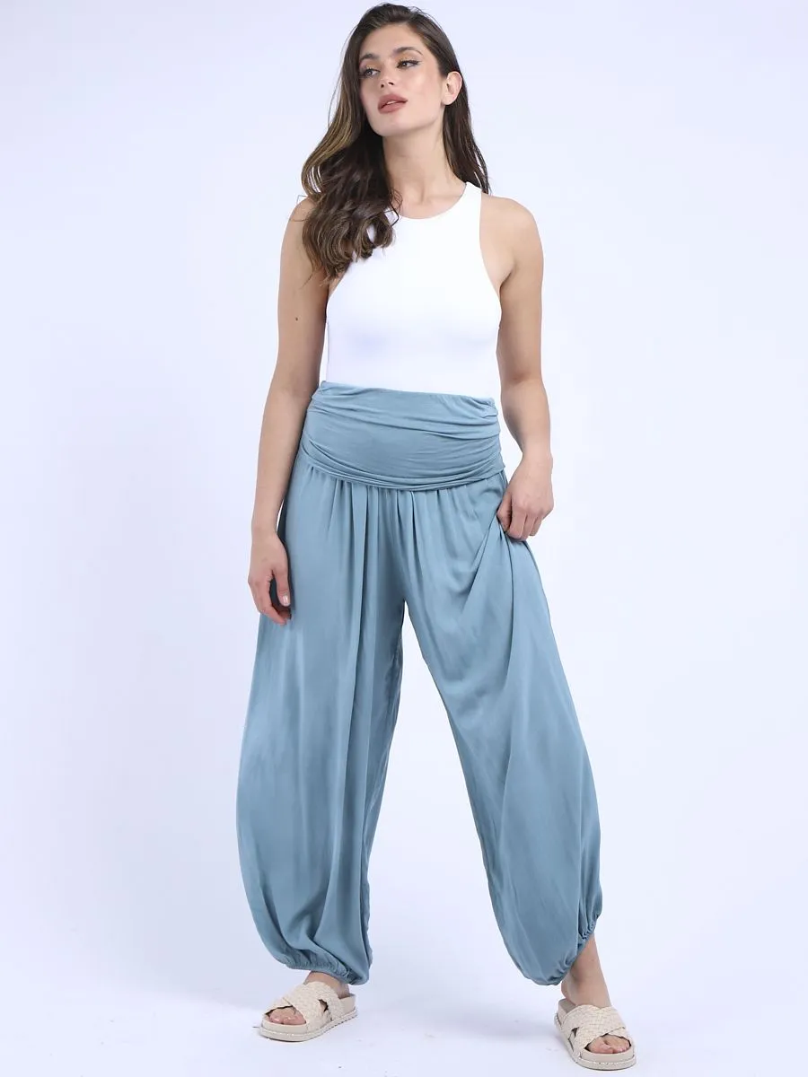 Italian Harem Pants Plain - Multiple Colours