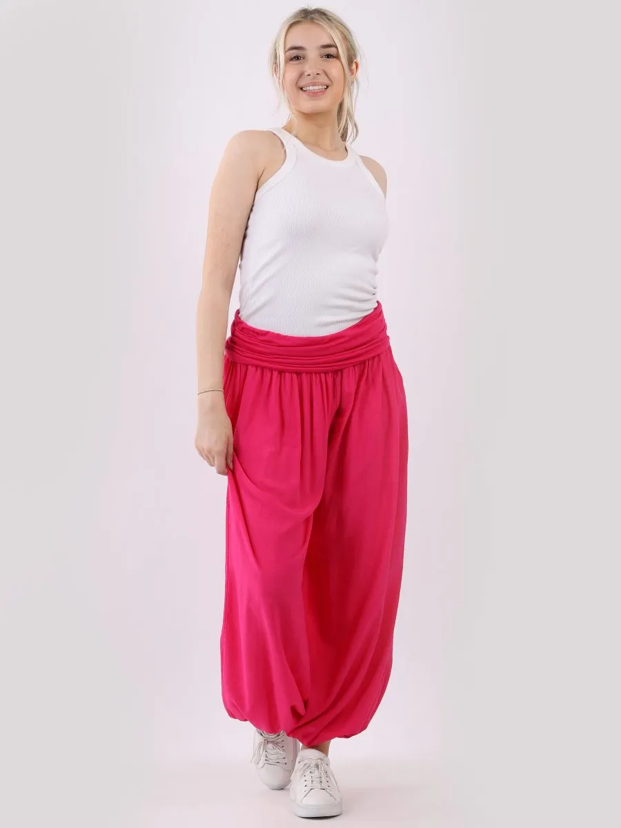 Italian Harem Pants Plain - Multiple Colours