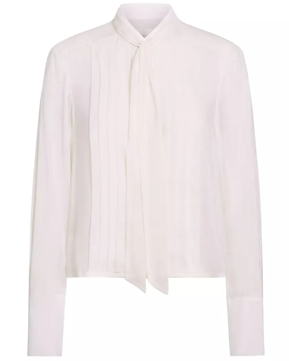 Ivory Pleated Patti Blouse