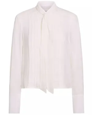 Ivory Pleated Patti Blouse