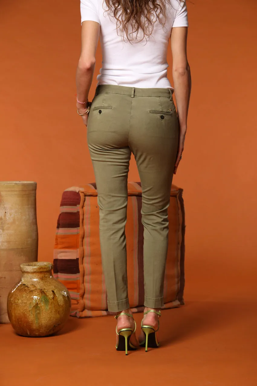 Jaqueline Archivio women's chino pants in gabardine slim fit