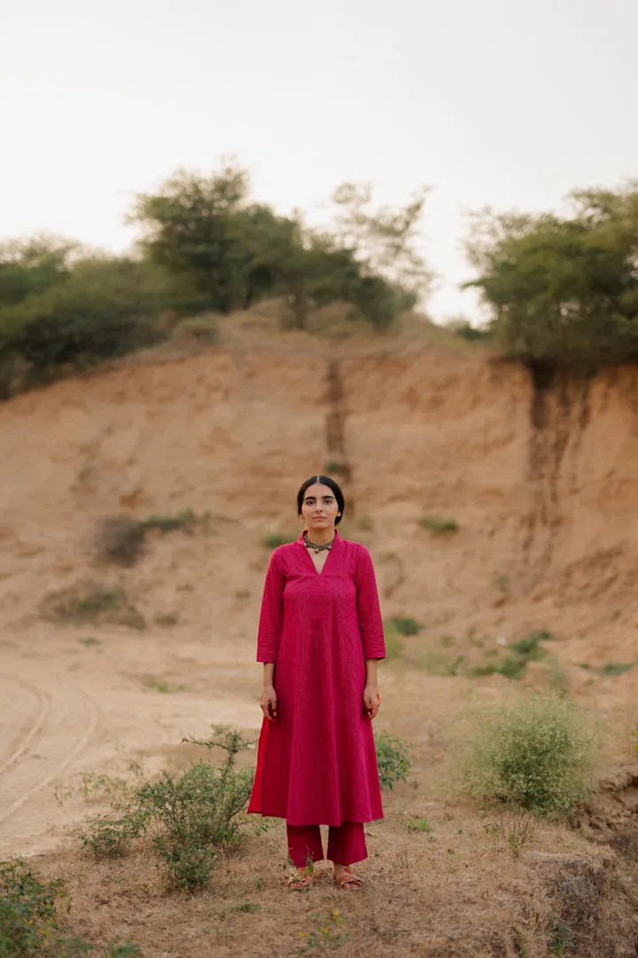 Jazzberry Kurta Set
