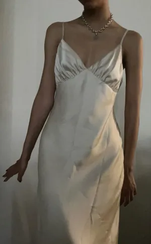 JazzHer Elegant Mermaid Spaghetti Straps Long Satin Prom Dresses Evening Dress (PRE-ORDER)