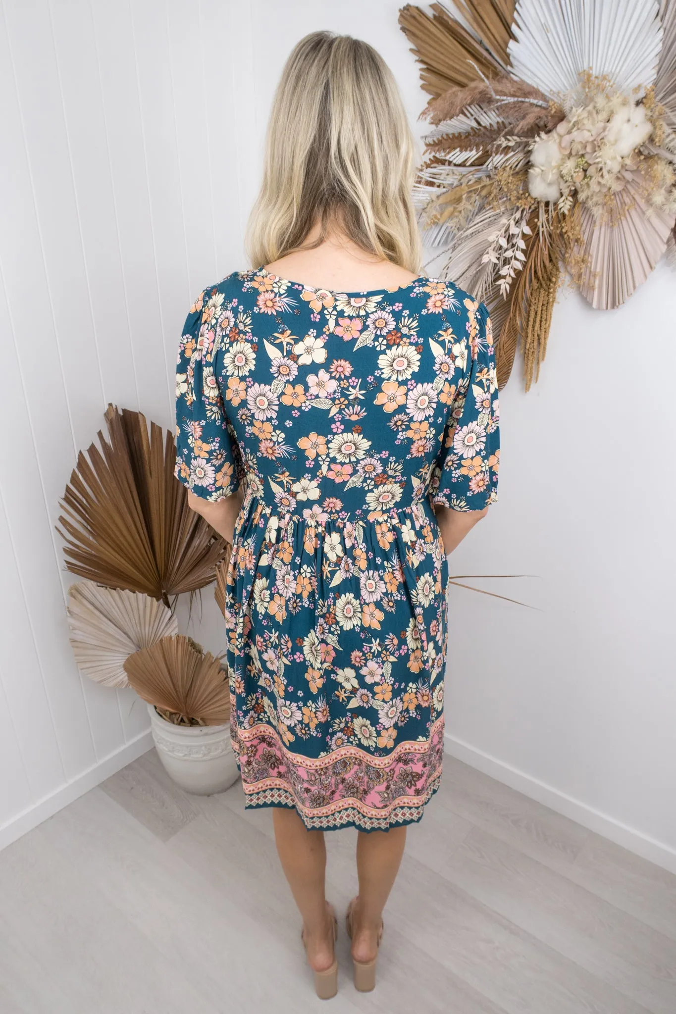 Joelene Dress -Green