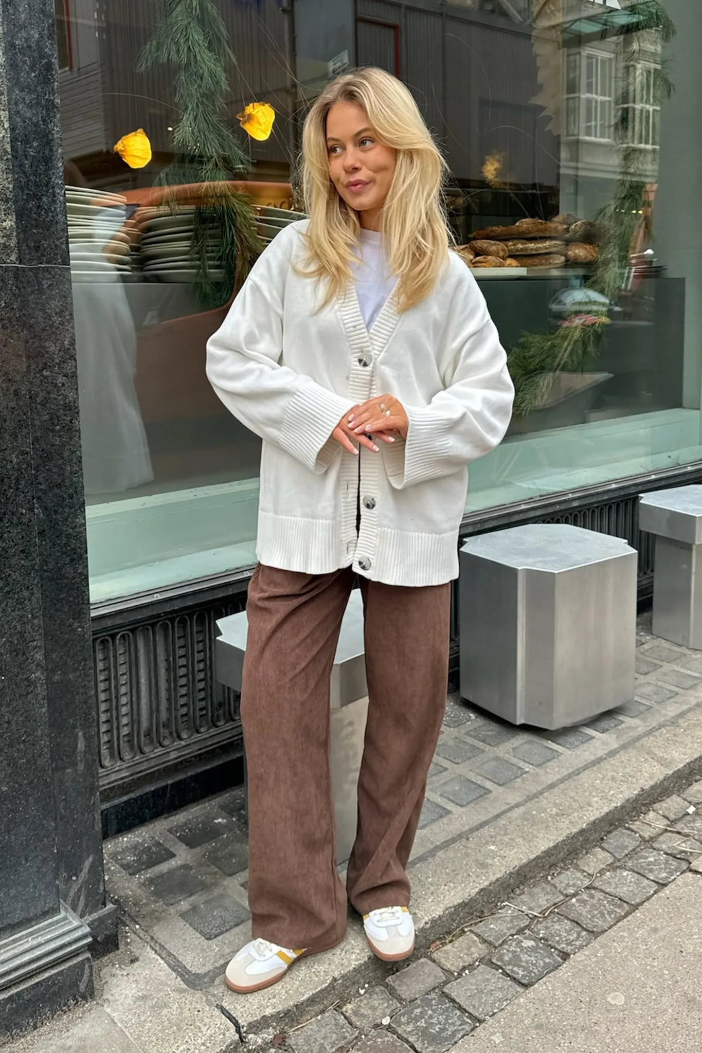 JXLexi Cardigan - Hvid