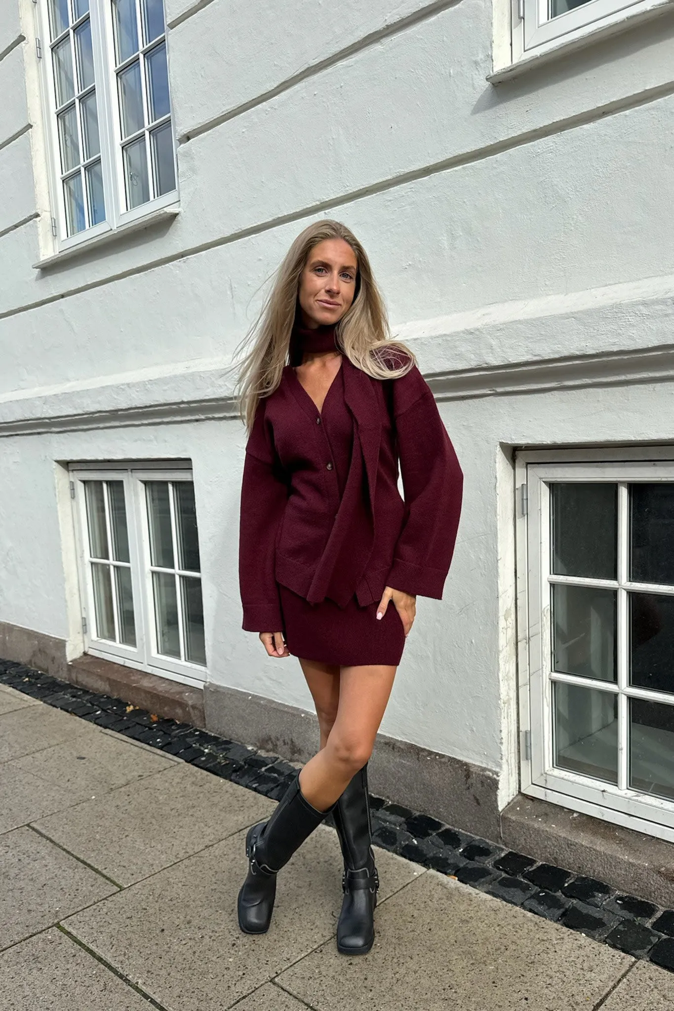 KarmaIC Cardigan - Bordeaux