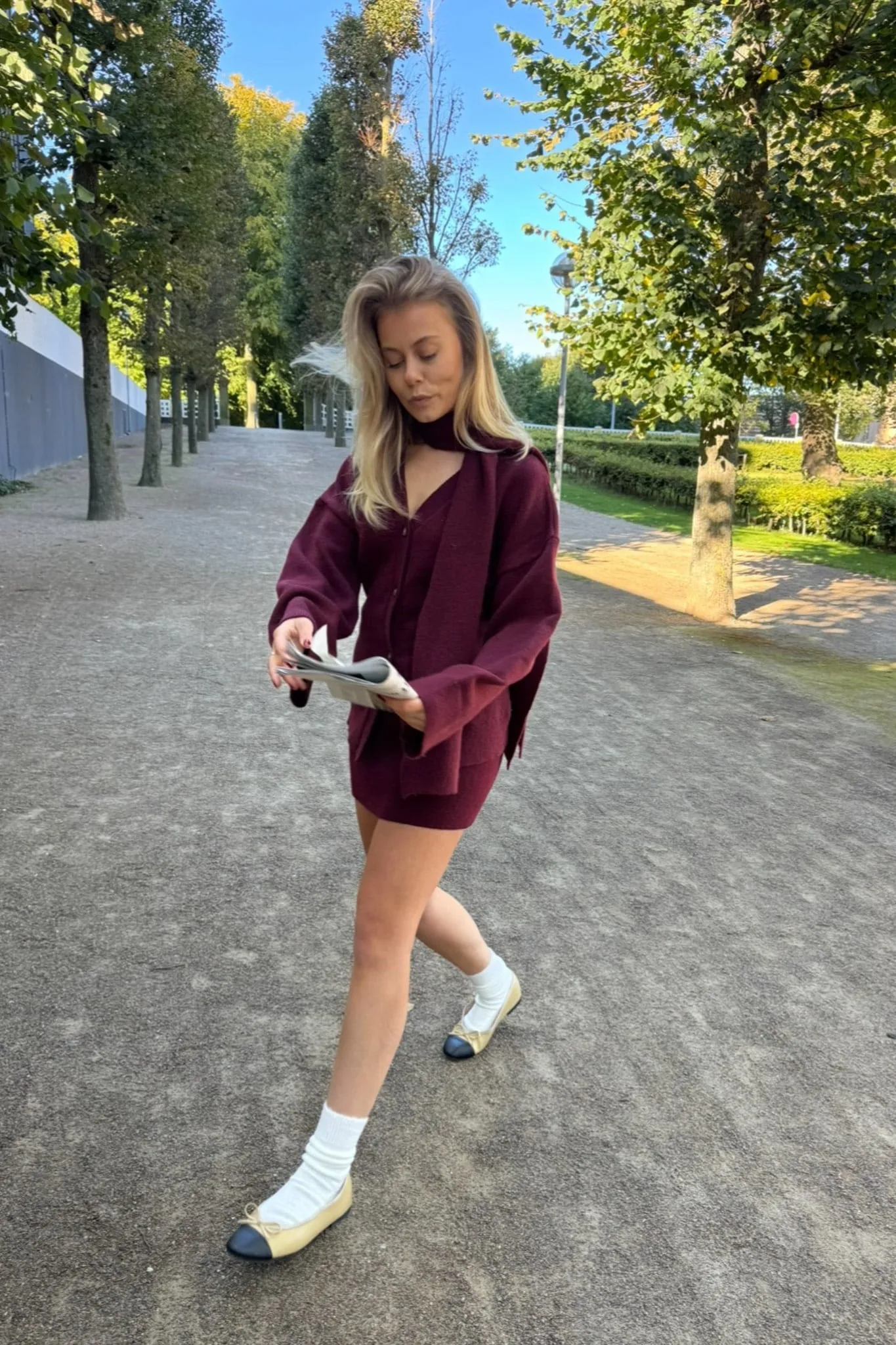 KarmaIC Cardigan - Bordeaux