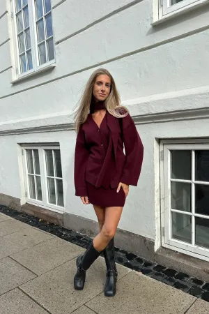 KarmaIC Cardigan - Bordeaux