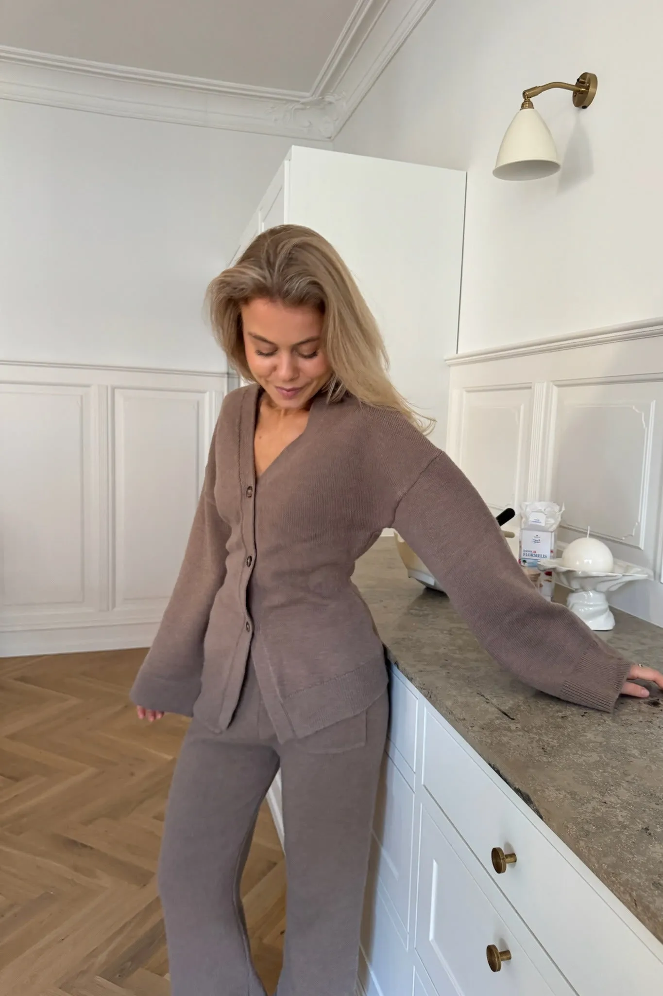 KarmaIC Cardigan - Brun
