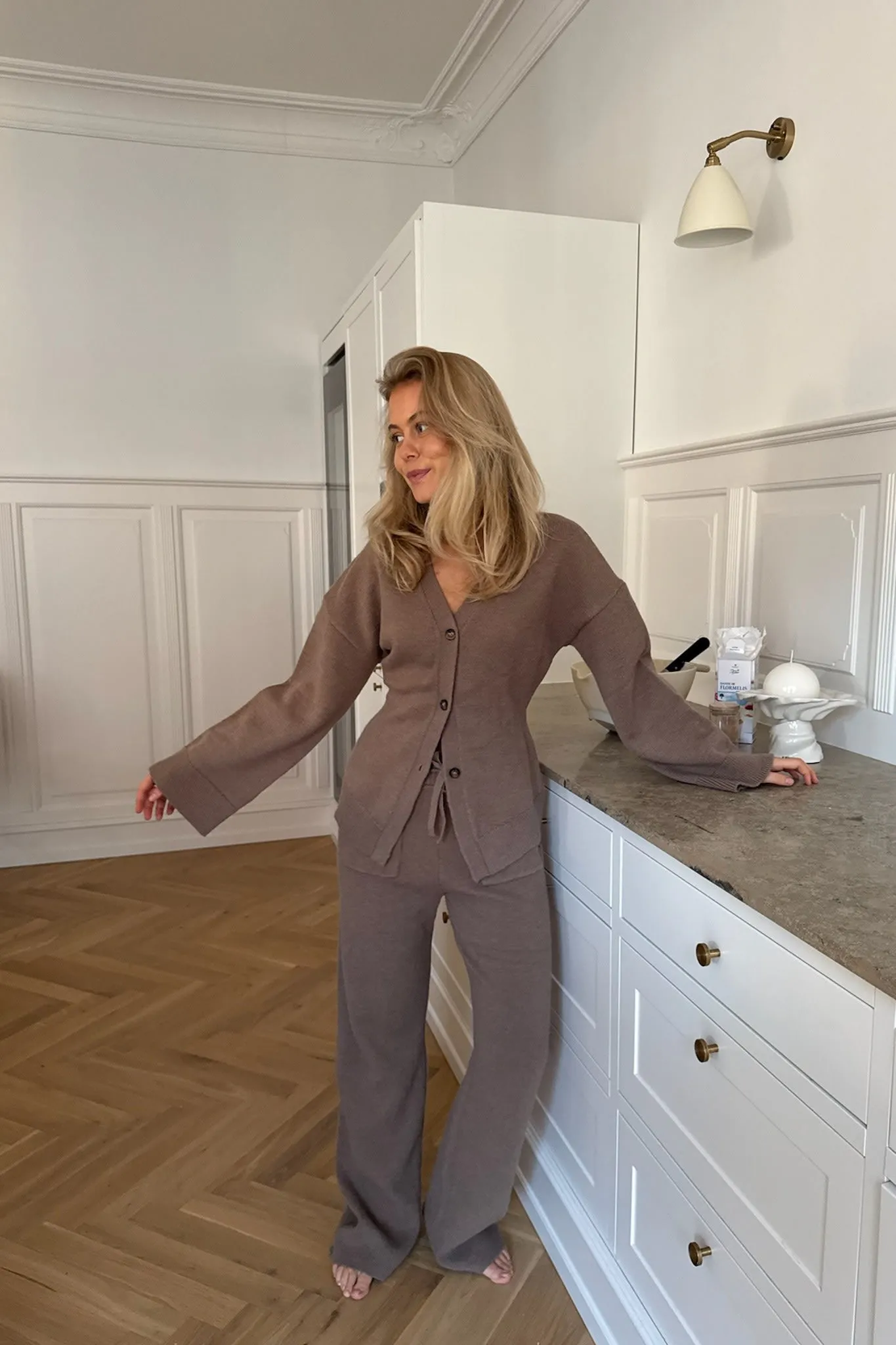 KarmaIC Cardigan - Brun