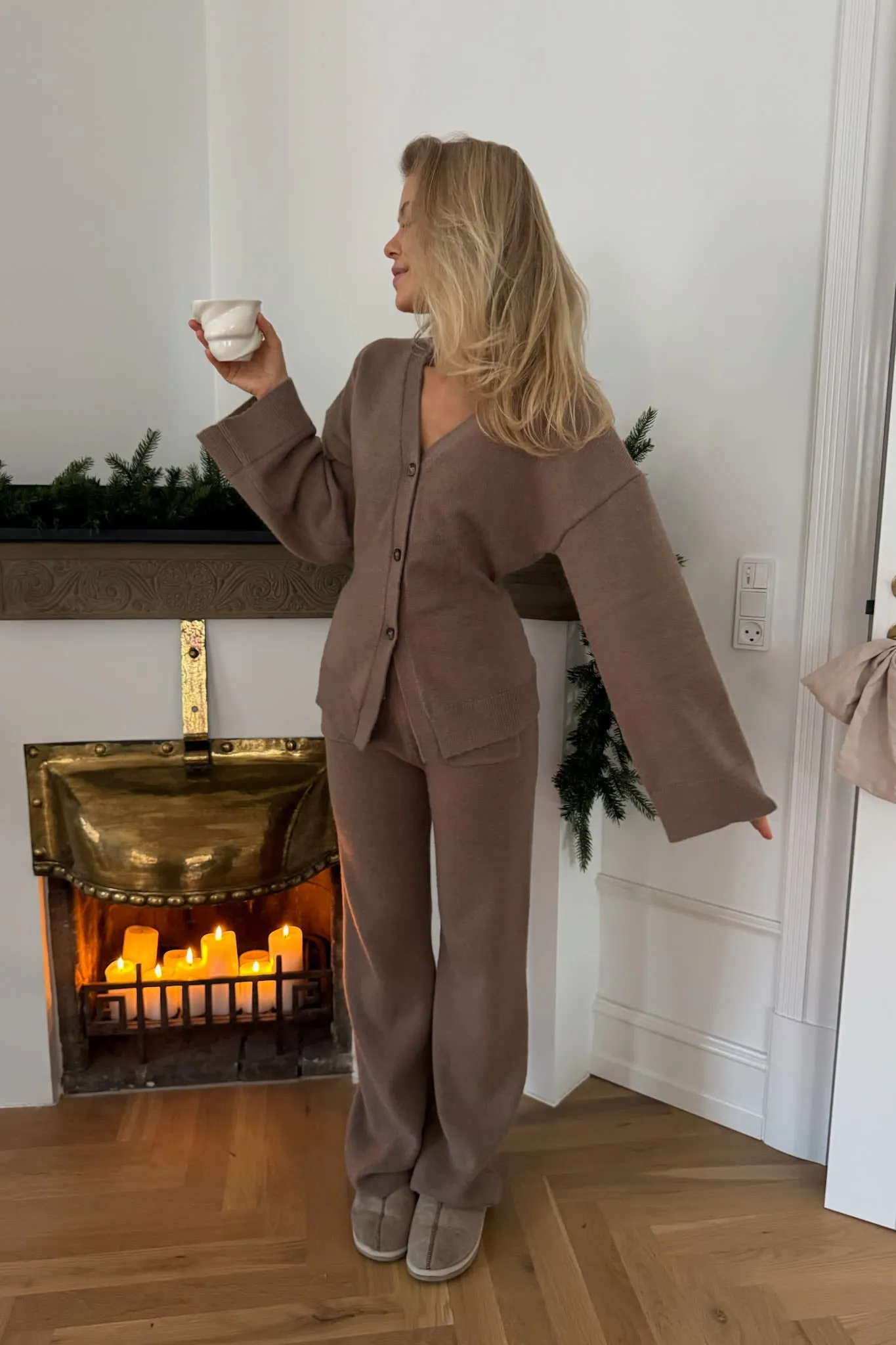 KarmaIC Cardigan - Brun