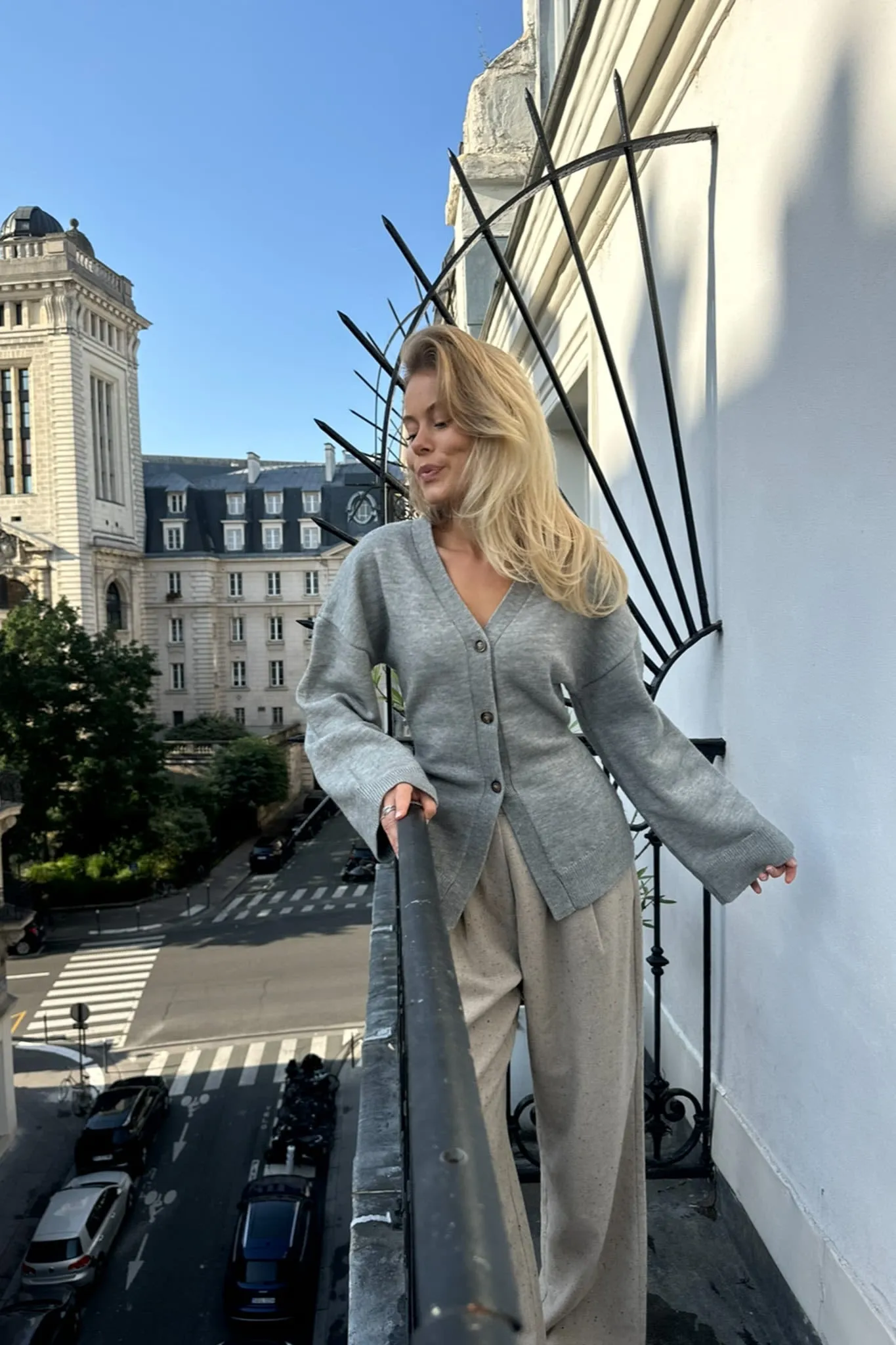 KarmaIC Cardigan - Grå