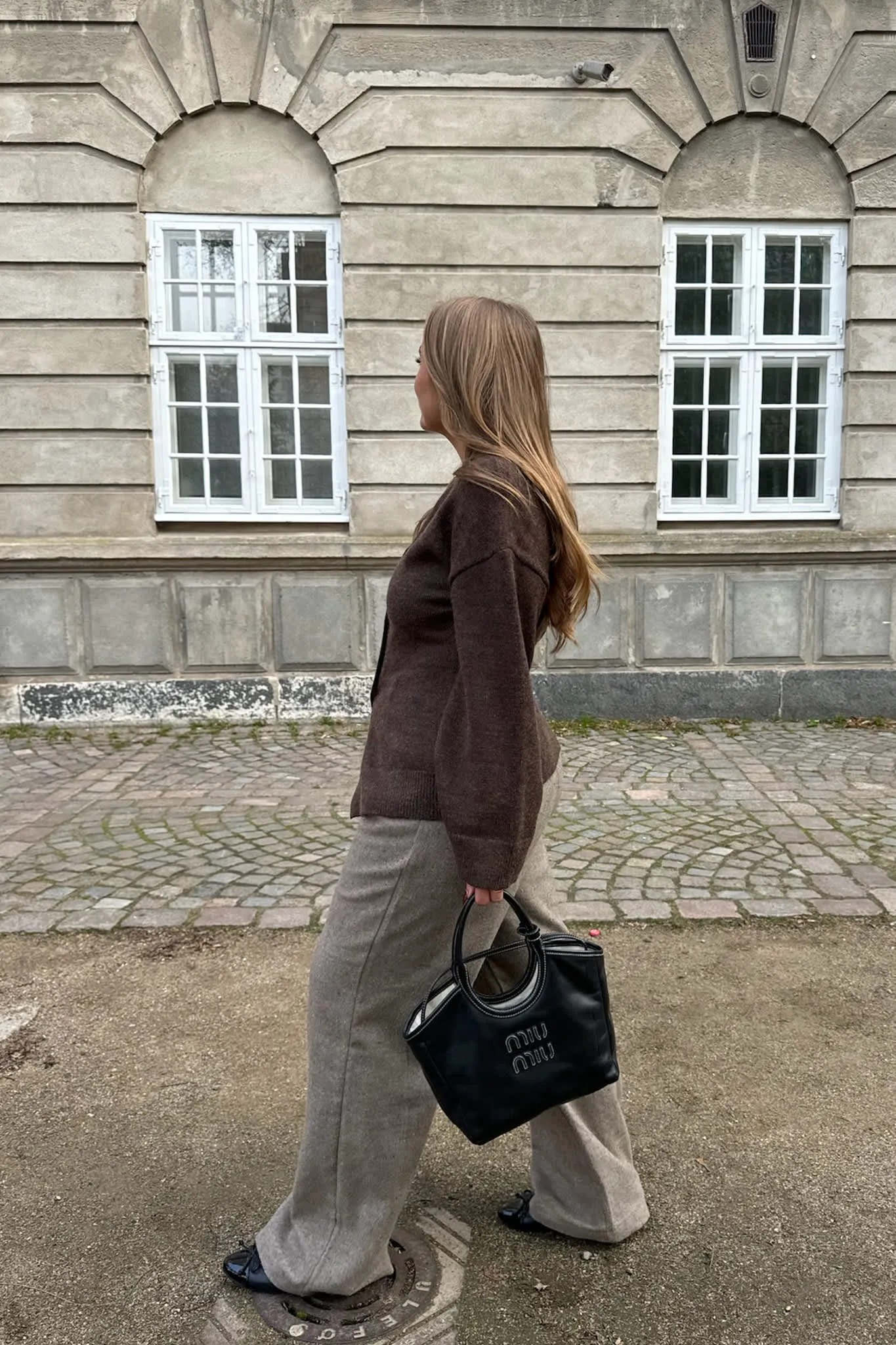 KarmaIC Cardigan - Mørkebrun