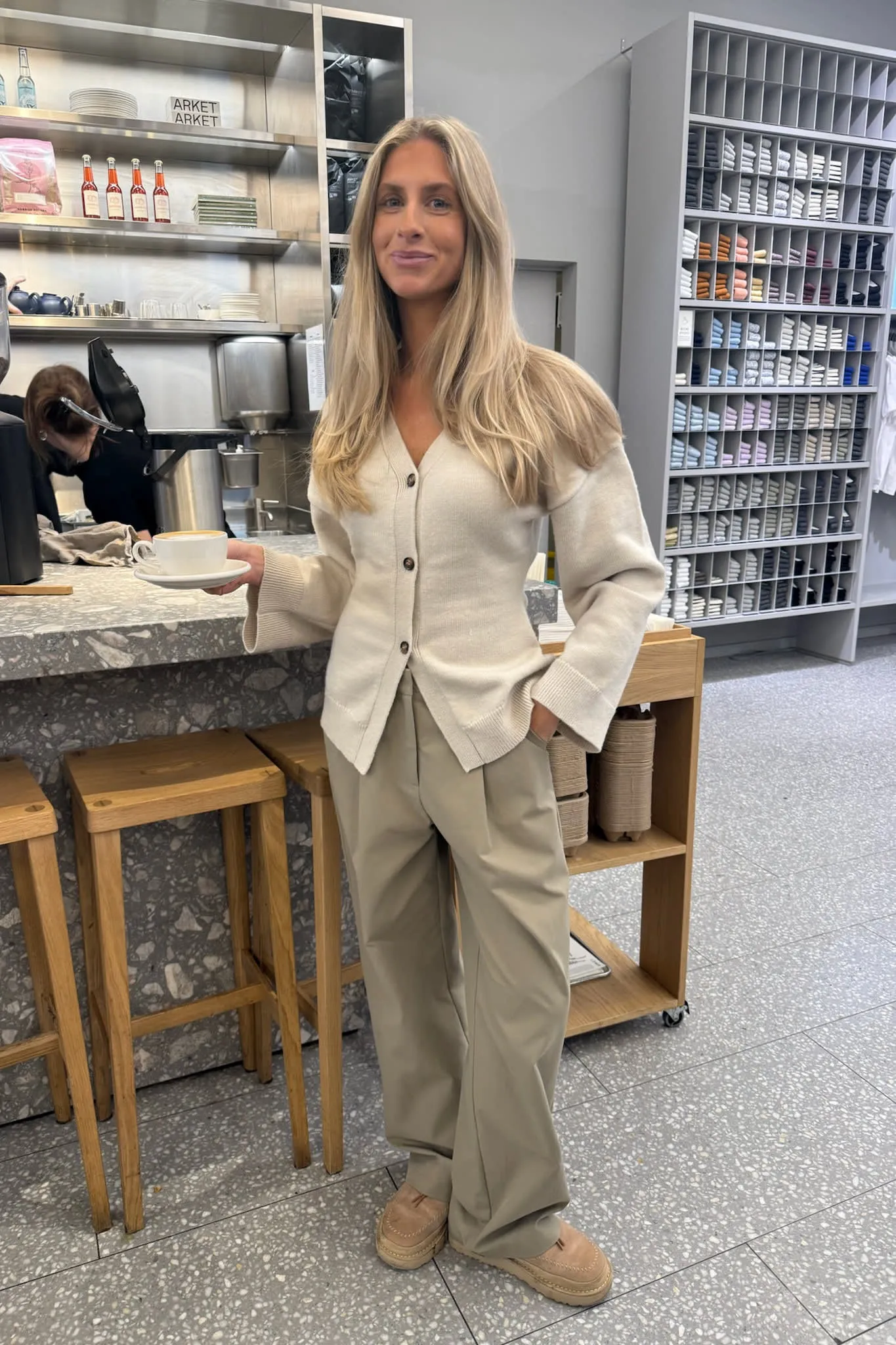 KarmaIC Cardigan - Råhvid