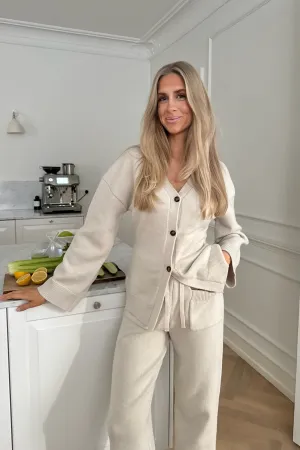 KarmaIC Cardigan - Råhvid