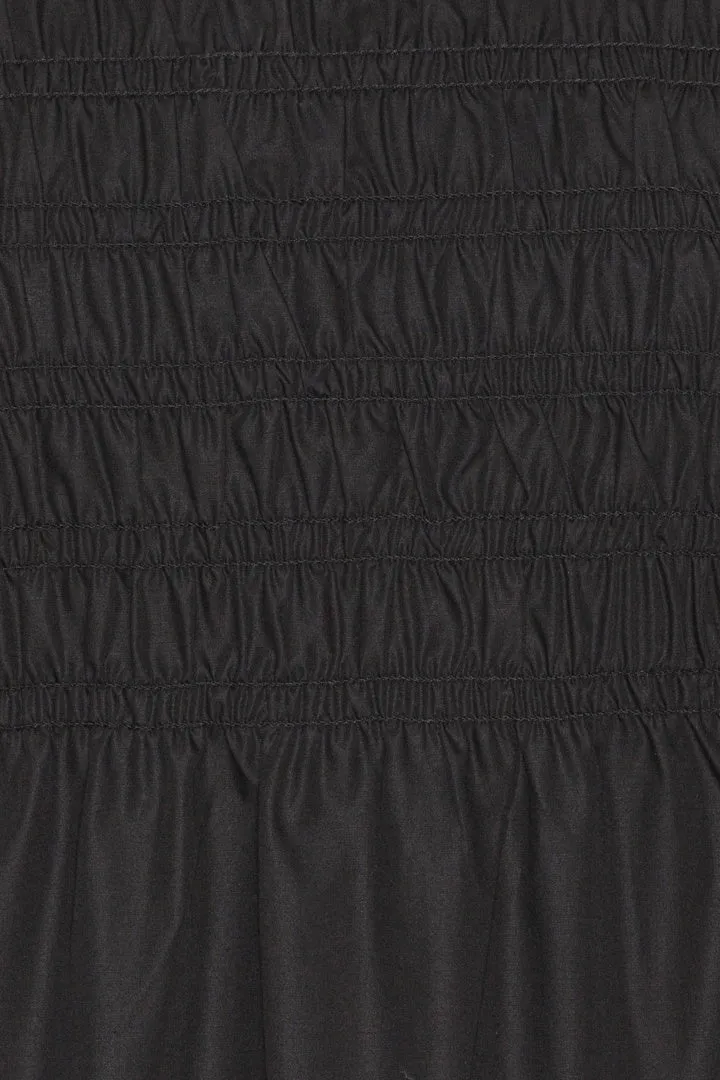 KaroIC Smock Bluse - Sort
