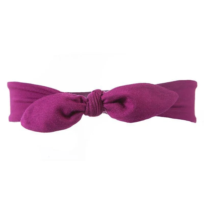 Kickee Pants Solid Bow Headband (Orchid)
