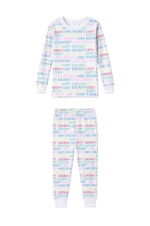Kids Long-Long Set in Happy Birthday