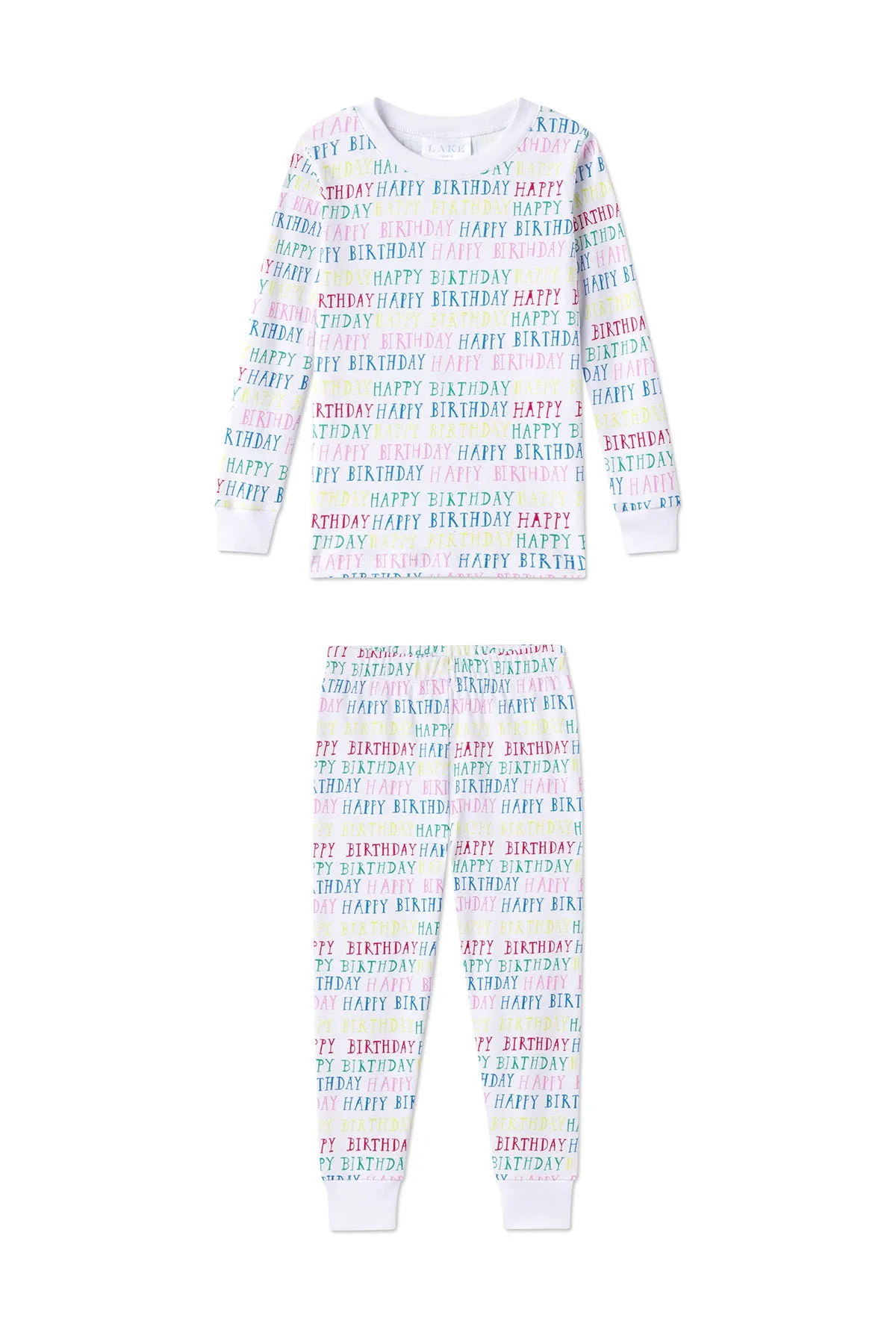 Kids Long-Long Set in Happy Birthday